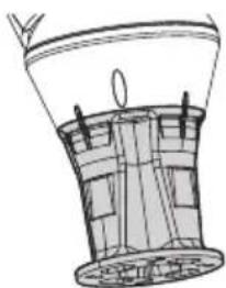Videotec Ulisse Radical - Parapet bracket - 1