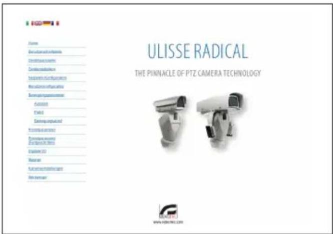 Videotec Ulisse Radical - Home Seite - 1