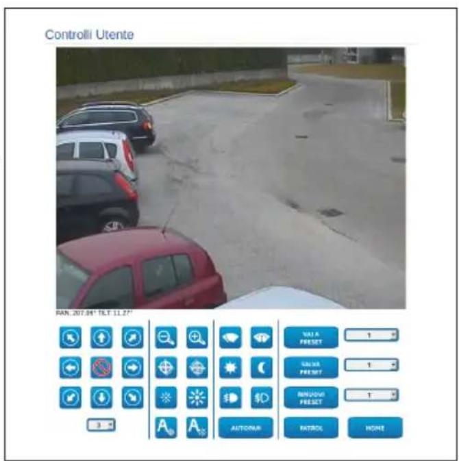 Videotec Ulisse Radical - User Controls page - 1