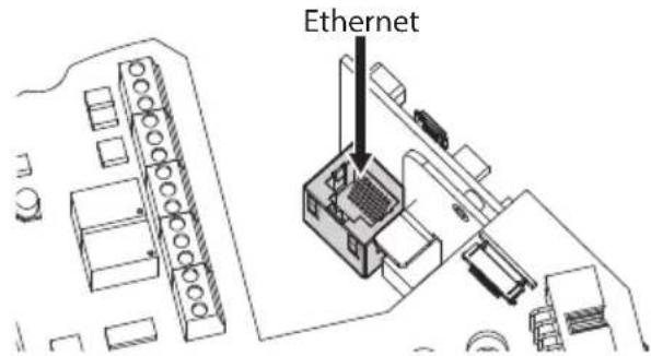 Videotec Ulisse Radical - Connection of the Ethernet cable - 1