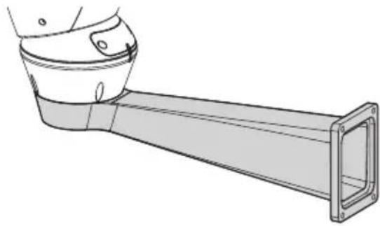 Videotec Ulisse Radical - Wall mount bracket - 1