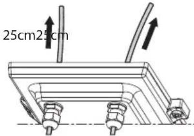 Videotec Ulisse Radical - Anschluss der LED-Scheinwerfer - 1