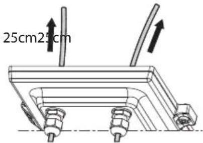 Videotec Ulisse Radical - Branchement des projecteurs à LED - 1