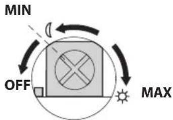 Videotec Ulisse Radical - LED illuminator switching on threshold adjustment - 3