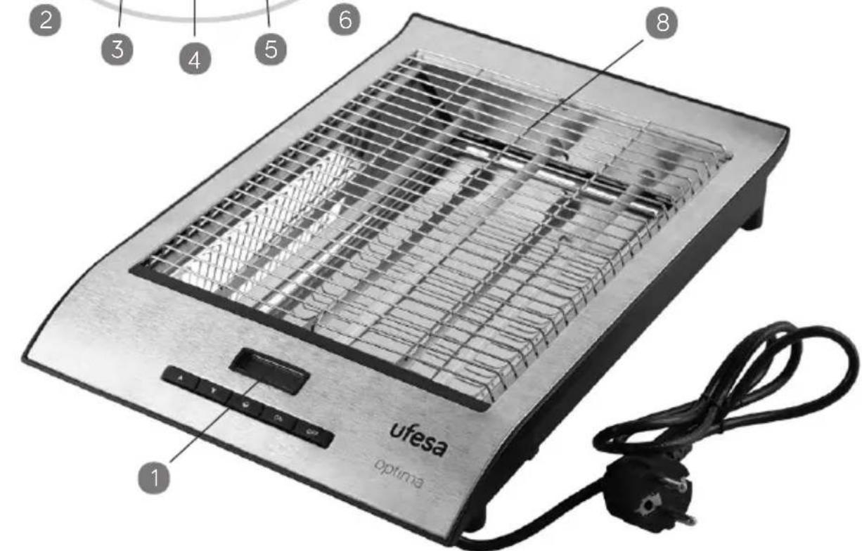 UFESA TT7920 - tostador plano - 3