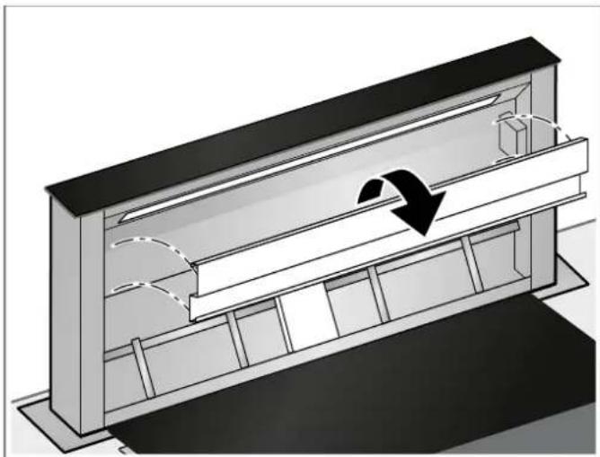 SIEMENS LD97DBM69B - Removing metal grease filter - 5