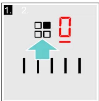 SIEMENS ED677FSB1E - Selectionner un foyer et une position de chauffe - 1