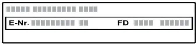 SIEMENS BI830CNB1 - E number and FD number - 1