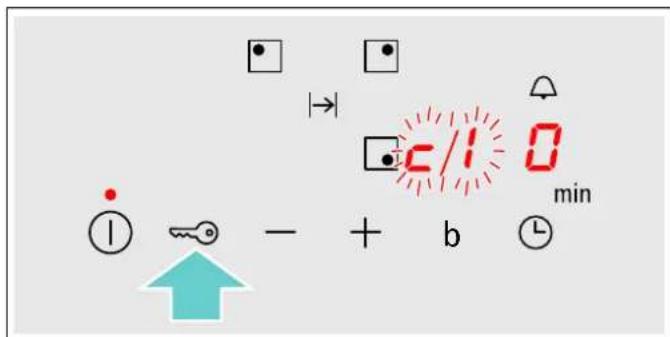 SIEMENS EU631BCB1E - Pour acceder aux réglages de base : - 1