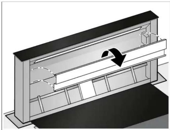 SIEMENS LD97DBM60B - Retirer le filtre métallique à graisse - 4