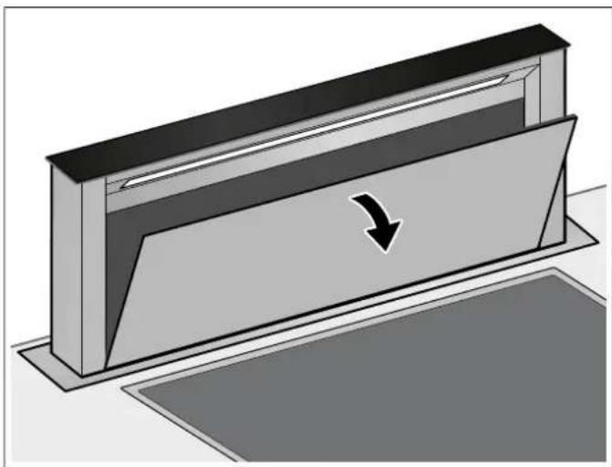SIEMENS LD97DBM60B - Retirer le filtre métallique à graisse - 1