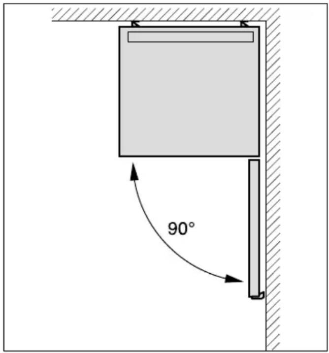 SIEMENS GS36DBI2VG - Distancia respectfully a la pared - 1