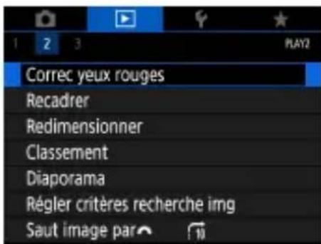 CANON PowerShot SX70 HS - Correction des yeux rouges - 2