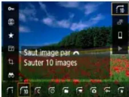 CANON PowerShot SX70 HS - Trouver des images avec la molette principale - 1