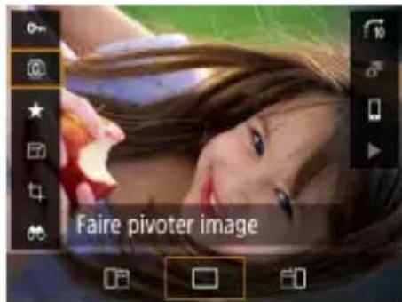 CANON PowerShot SX70 HS - Rotation des images - 2