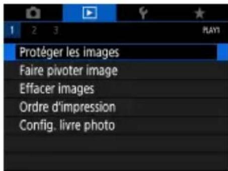 CANON PowerShot SX70 HS - Protection de plusieurs images - 1