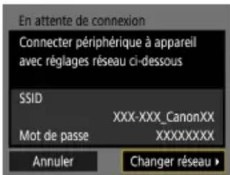 CANON PowerShot SX70 HS - Connexion à une imprimante via Wi-Fi - 3