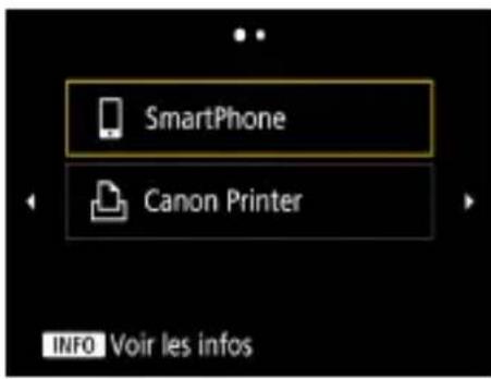 CANON PowerShot SX70 HS - Reconnexion via Wi-Fi - 1