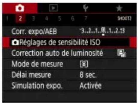 CANON PowerShot SX70 HS - Ajustement des Réglages ISO auto - 1