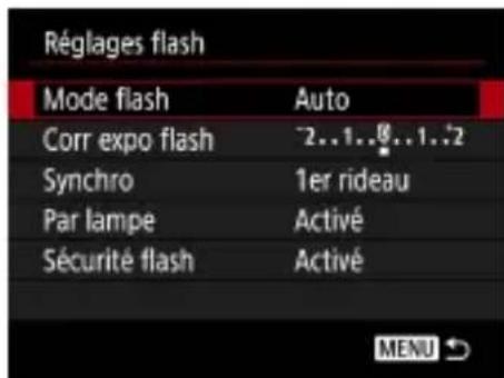 CANON PowerShot SX70 HS - Réglage de la puissance du flash - 3