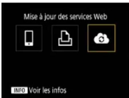 CANON PowerShot SX70 HS - Enregistrement d'autres services Web - 2