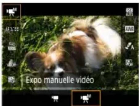 CANON PowerShot SX70 HS - Enregistrement deVIDEOS à des vitesses d'obturation et valeurs d'ouverture spécifique (Exposition manuelle video) - 1