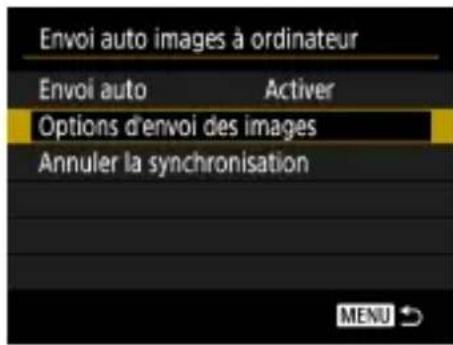 CANON PowerShot SX70 HS - Configuration du transfert automatique d/images - 1