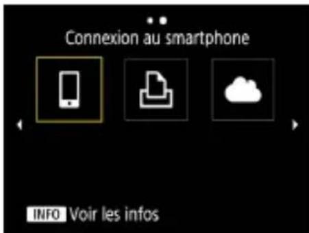 CANON PowerShot SX70 HS - Modification ou suppression des réglages de connexion - 2