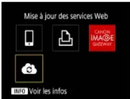 CANON PowerShot SX70 HS - Enregistrement de CANON iIMAGE GATEWAY - 9