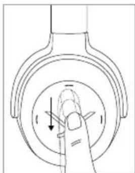 BEYERDYNAMIC Lagoon ANC Traveller - - Abbassare il volume della chiamata: - 1