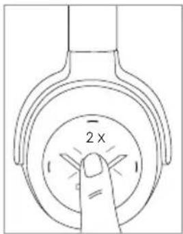 BEYERDYNAMIC Lagoon ANC Traveller - -Ta emot / avsluta samtal: - 1