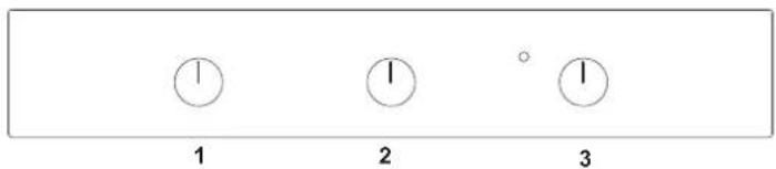 LA GERMANIA F609LAGESGN - TWO-KNOB OVEN CONTROLS - 1