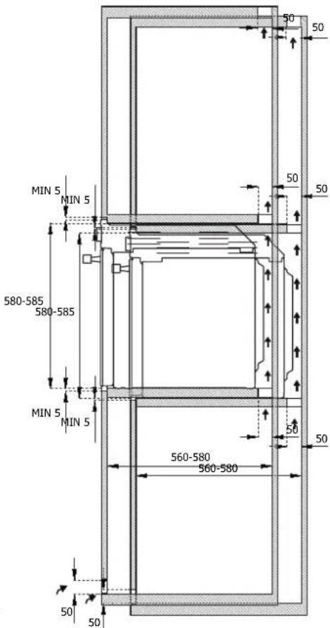 LA GERMANIA F609LAGEKXT - INSTALLING THE OVEN IN A TALL APPLIANCE HOUSING - 2
