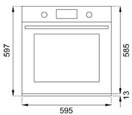 LA GERMANIA F609LAGEKXT - INTEGRATION DU FOUR - 1