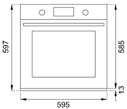 LA GERMANIA F609LAGEKXT - COLOCACION DEL HORNO - 1