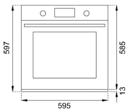 LA GERMANIA F609LAGESXT - INTEGRATION DU FOUR - 1