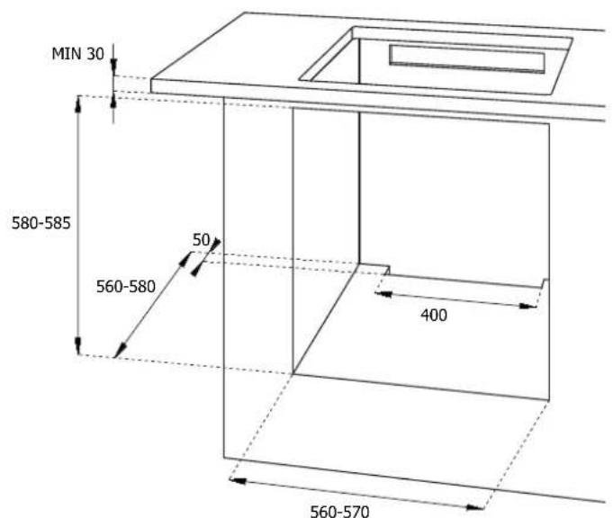 LA GERMANIA F609LAGESXT - INSTALLAZIONE SOTTO PIANO INCASSO - 1
