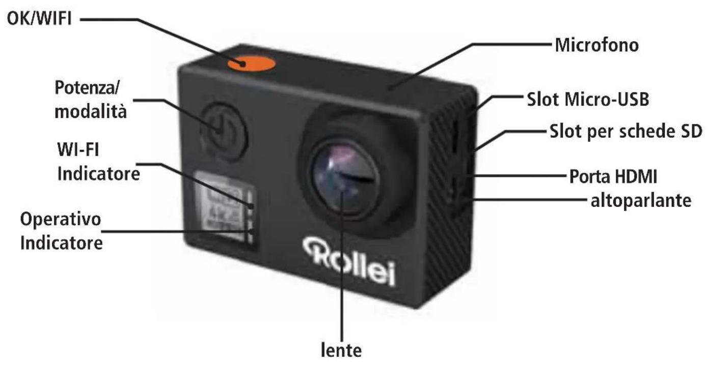 ROLLEI Actioncam 530 - Discrizione del prodotto - 1