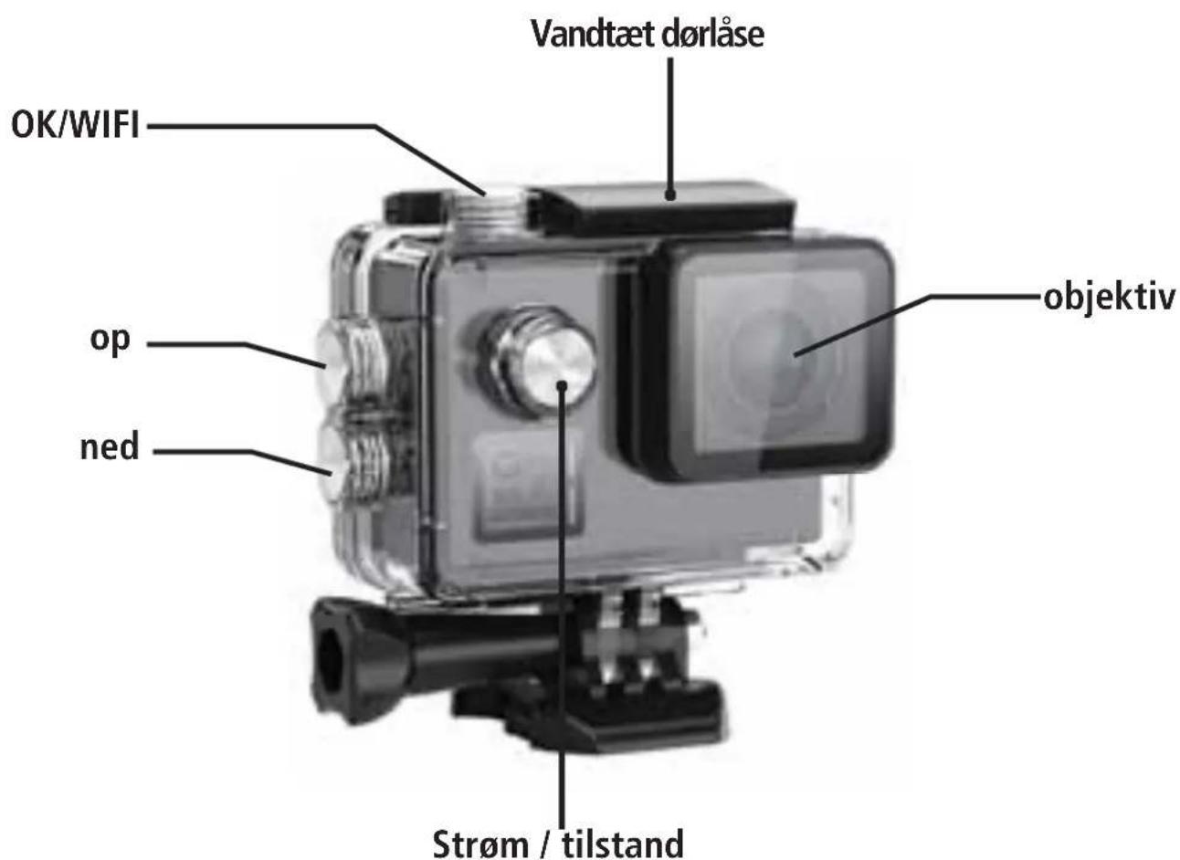 ROLLEI Actioncam 530 - Vandtæt Case Beskrivelse - 1