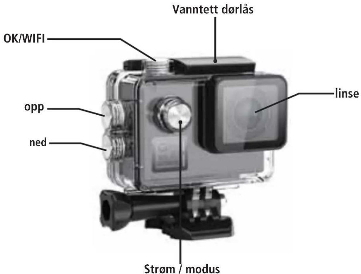 ROLLEI Actioncam 530 - Vanntett Case Beskrivelse - 1