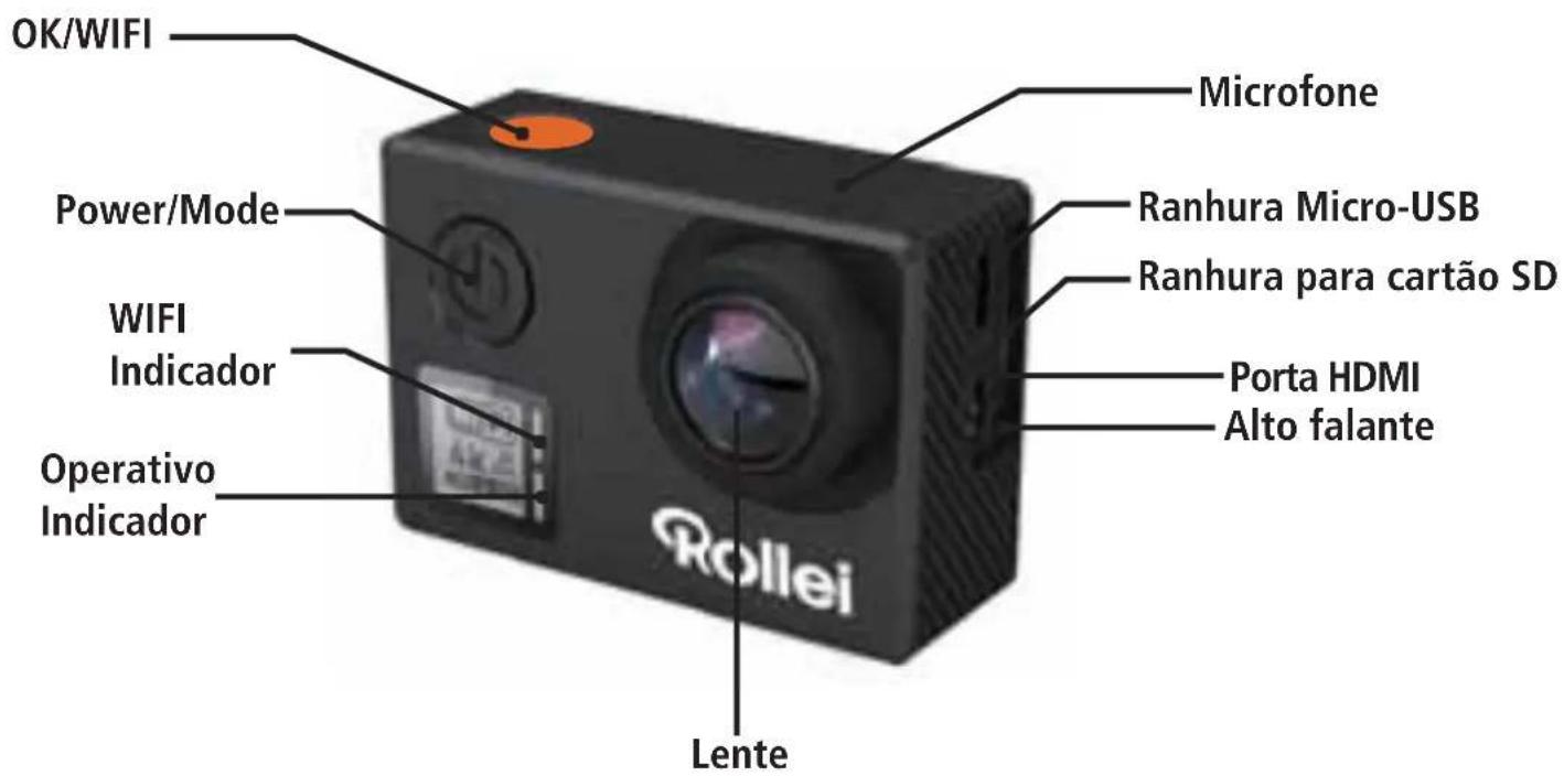 ROLLEI Actioncam 530 - Discrizão do produits - 1