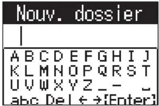 ZOOM H3VR - Avec ⏻ et ⏻, sélectionnez « Nouv. dossier » (nouveau dossier), et pressez ⏻/». - 2