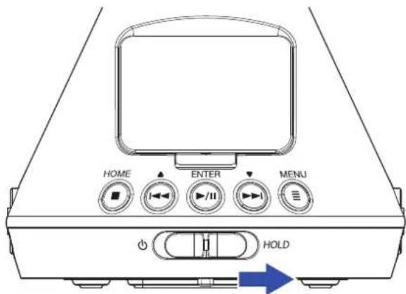 ZOOM H3VR - Activation de la fonction HOLD - 1
