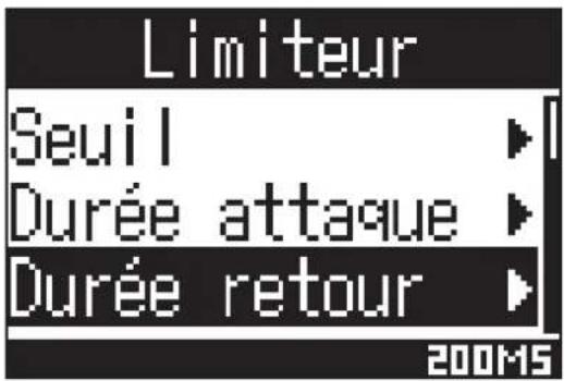 ZOOM H3VR - ■ Réglage de la durée de retour - 1