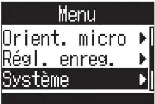ZOOM H3VR - Pressez MENU - 2