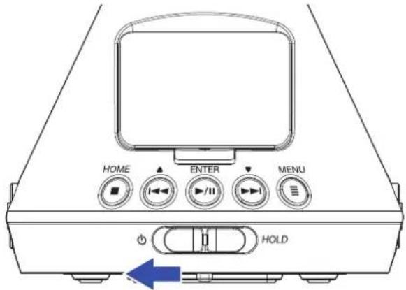 ZOOM H3VR - Mise hors tension - 1