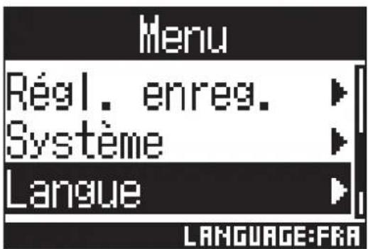 ZOOM H3VR - Pressez MENU - 2