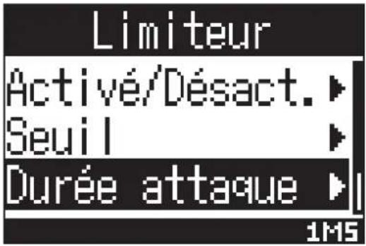 ZOOM H3VR - Réglage de la durée d'attaque - 1