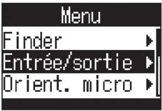 ZOOM H3VR - Pressez Ⓤ MENU - 2