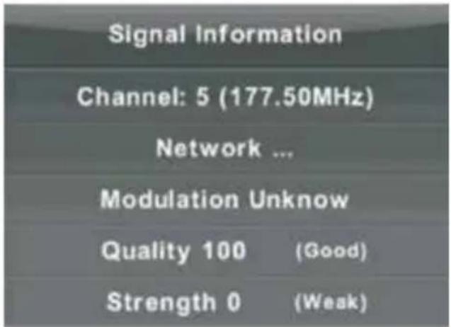 RCA RB32H1EU - Information du signal - 1